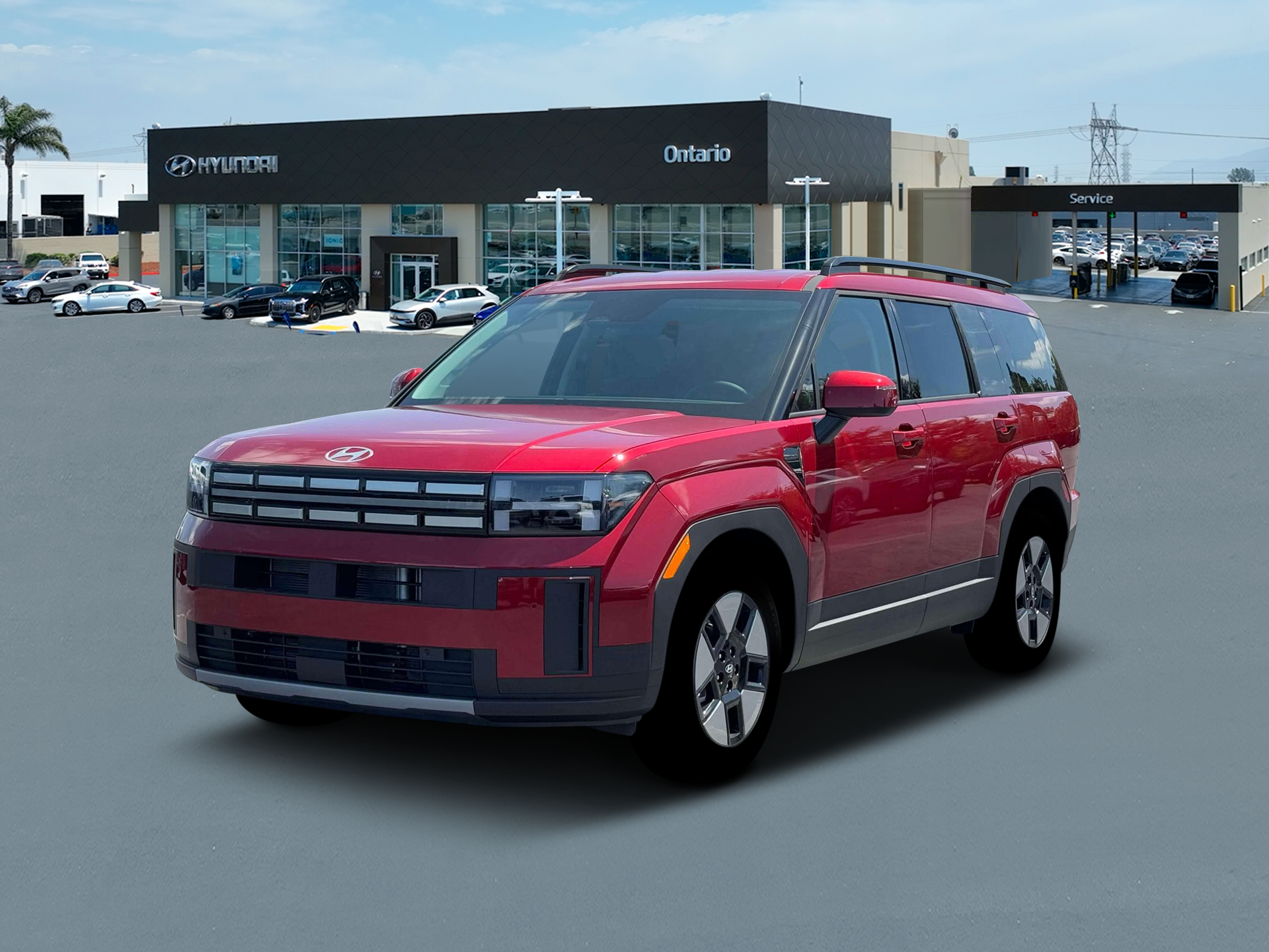 New 2026 Red Hyundai SEL image 1