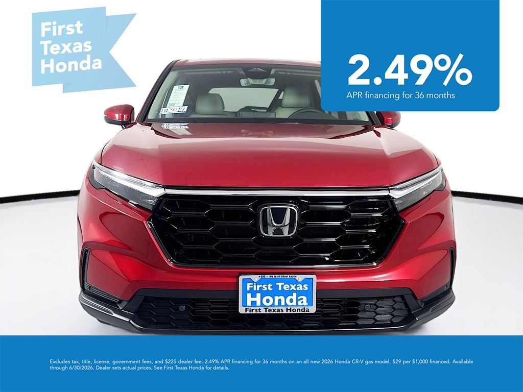 New 2026 Radiant Red Metallic Honda EX-L image 2