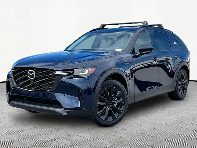 New 2026 Deep Crystal Blue Mica Mazda Premium Sport image 3