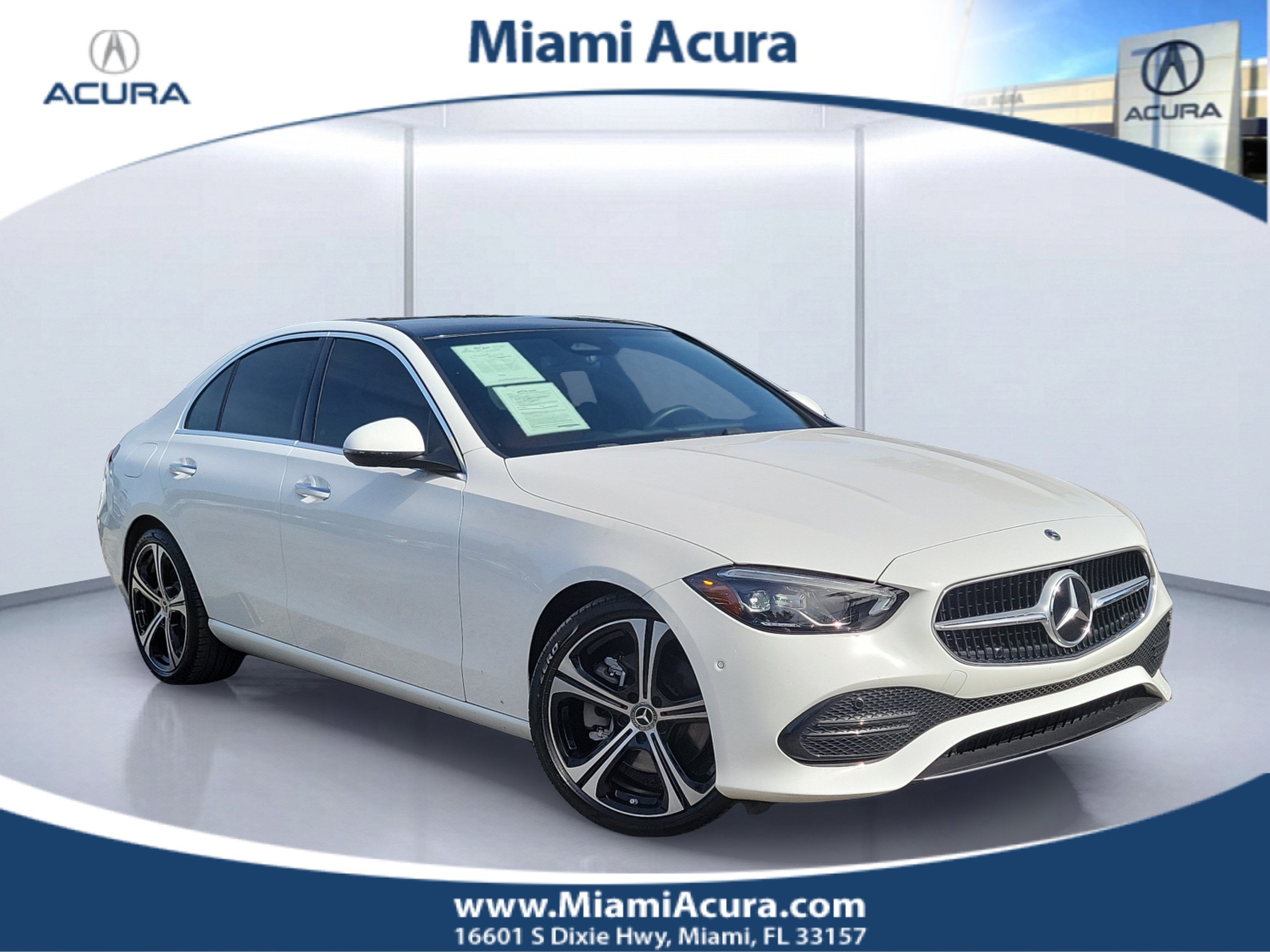 Used 2025 Polar White Mercedes-Benz C 300 image 1