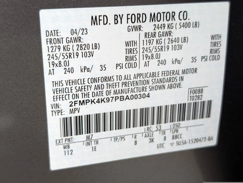 Certified Used 2023 Gray Metallic Ford Titanium image 25