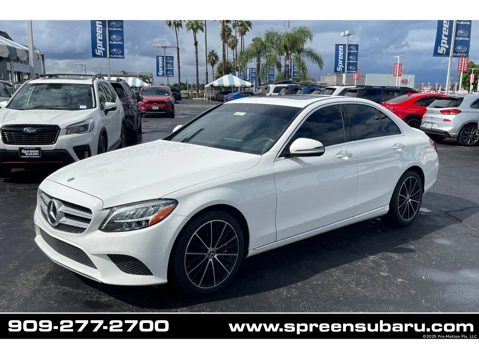 Used 2020 Polar White Mercedes-Benz C300 image 1