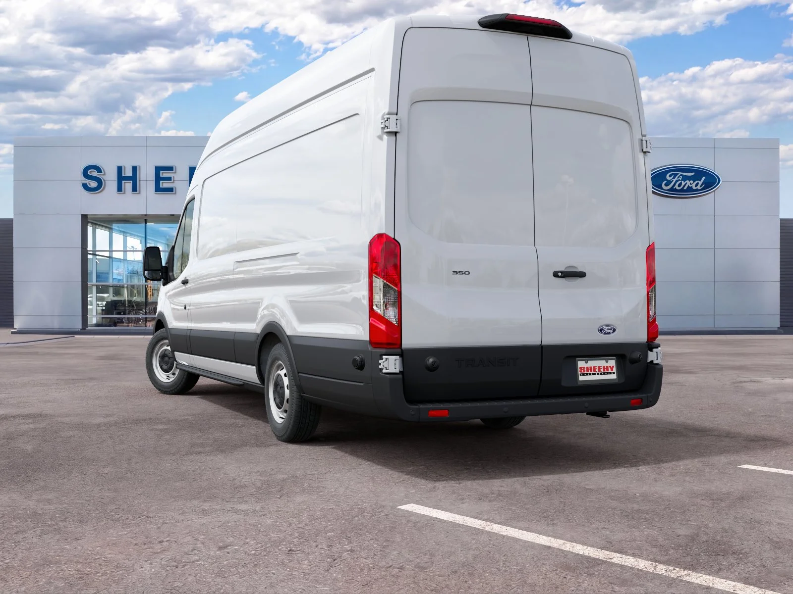 New 2027 Oxford White Ford Cargo Van image 5