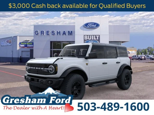 New 2026 Oxford White Ford Badlands image 1