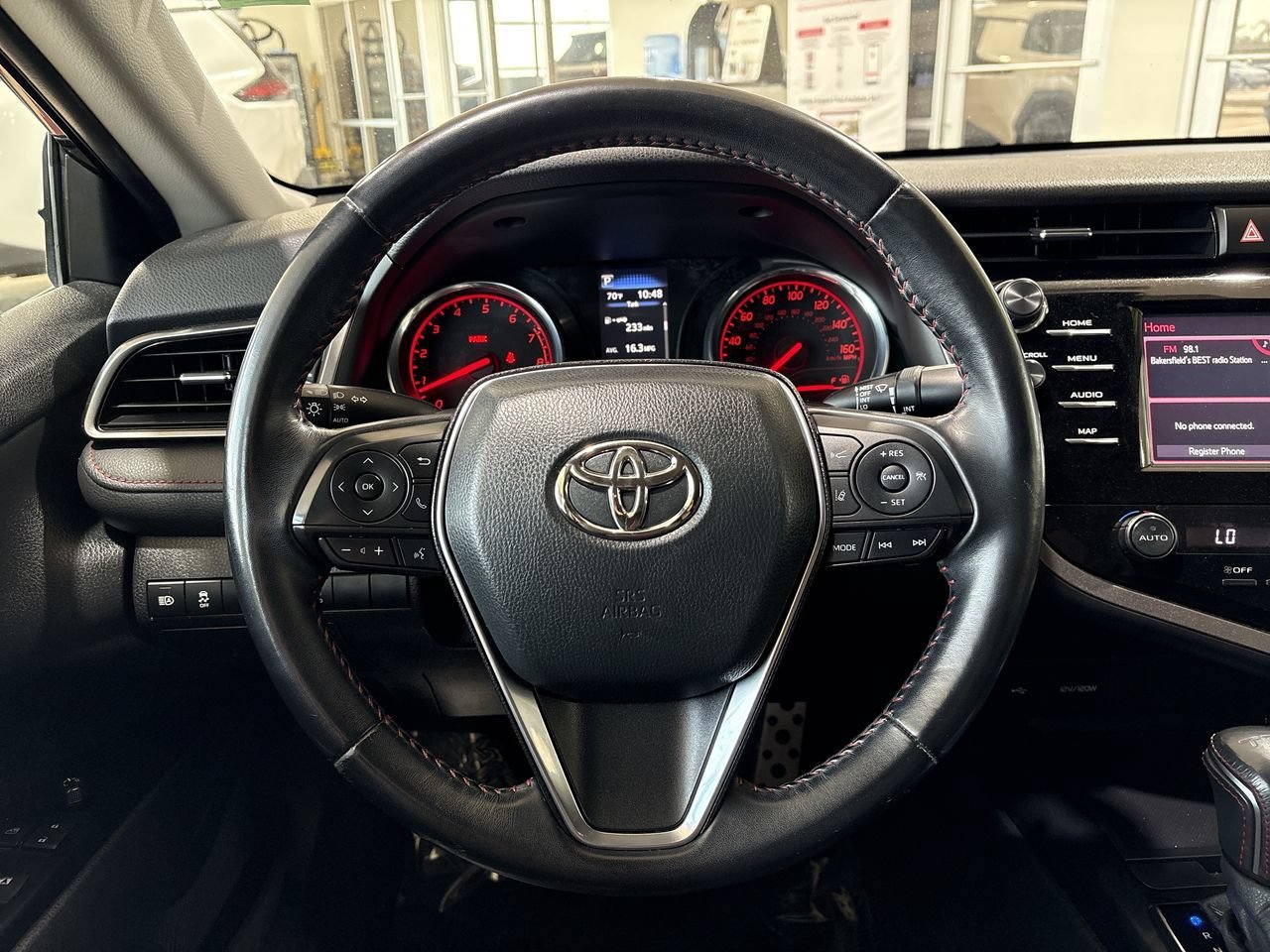 Used 2020 Midnight Black Metallic Toyota XSE V6 image 14