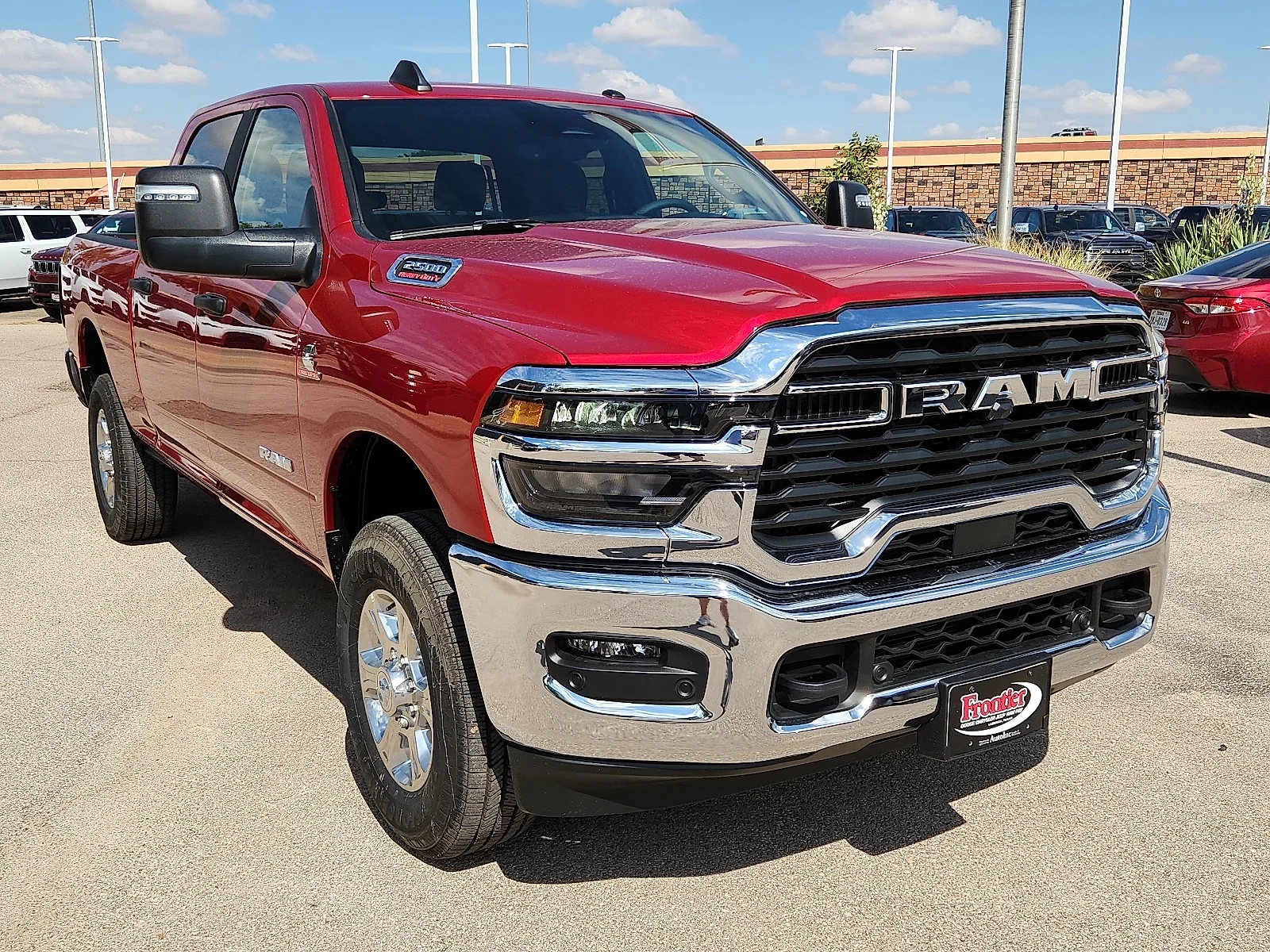 New 2026 Molten Red Pearl-Coat  Paint Ram LONE STAR CREW CAB 4X4 6