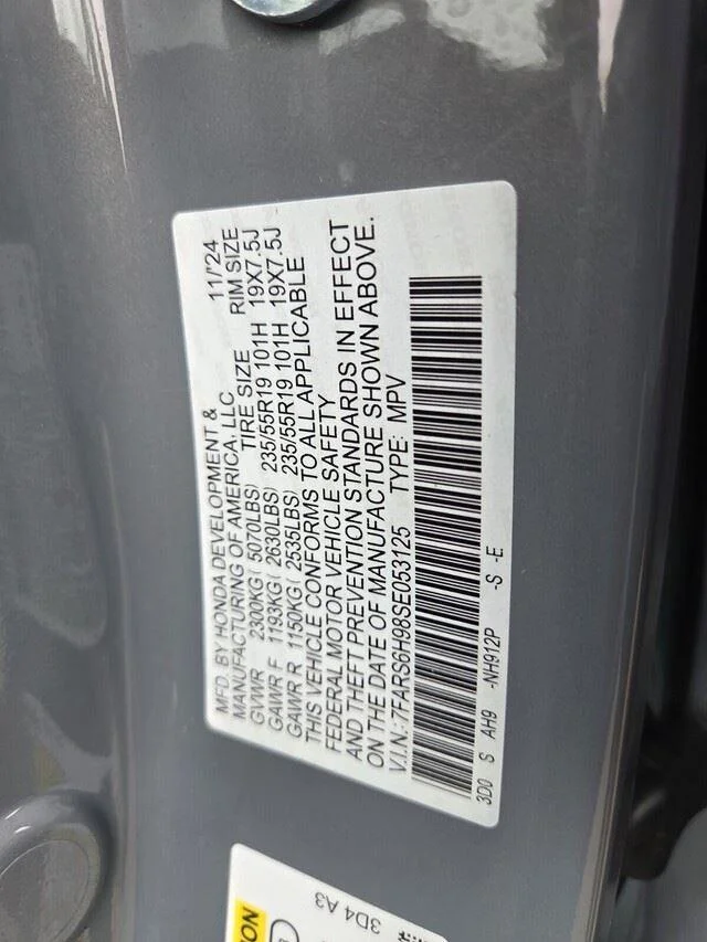 Certified Used 2025 Urban Gray Pearl Honda  image 33