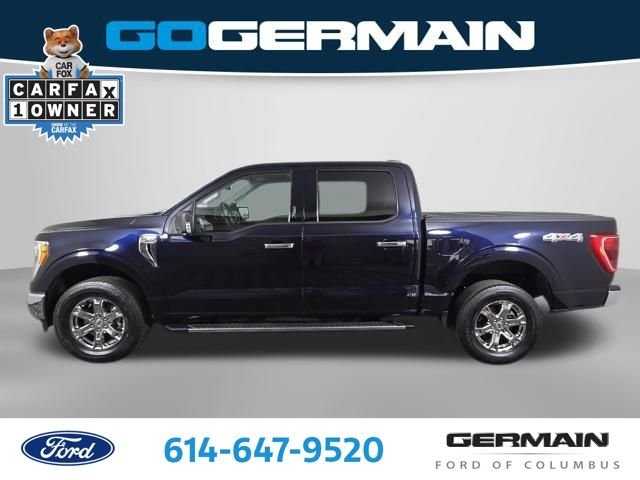 Used 2021 Blue Metallic Ford XLT image 13