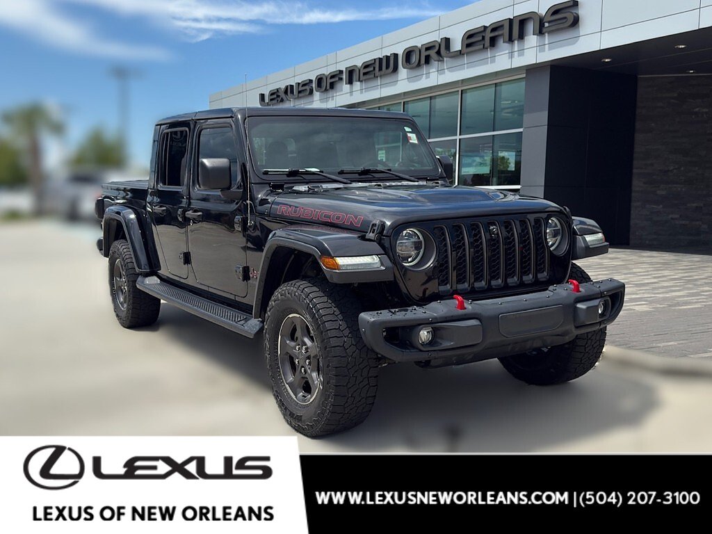 Used 2021 Black Clear Coat Jeep Rubicon image 1
