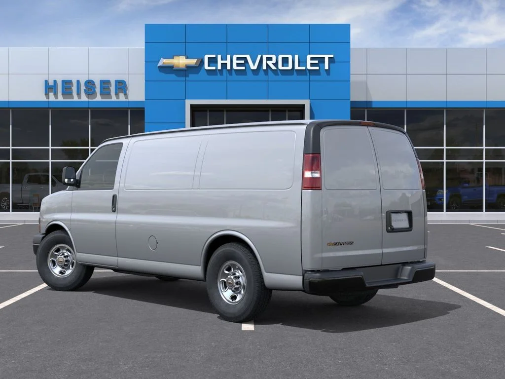 New 2026 Silver Chevrolet Work Van image 3
