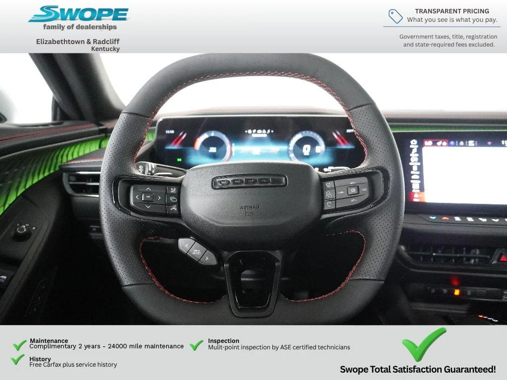 New 2026 Diamond Black Crystal Pearlcoat Dodge R/T Plus image 16