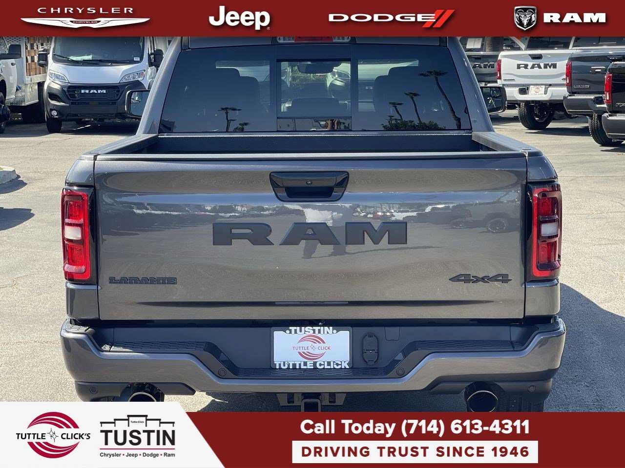 New 2026 Granite Crystal Metallic Clear-Coat Exterior Paint RAM Laramie image 5