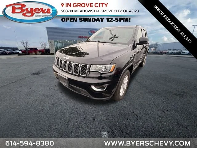 Used 2021 Black Jeep Laredo E image 1