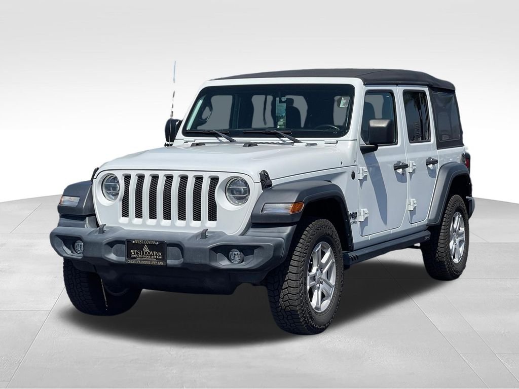 Used 2022 White Jeep Unlimited Sport S image 3