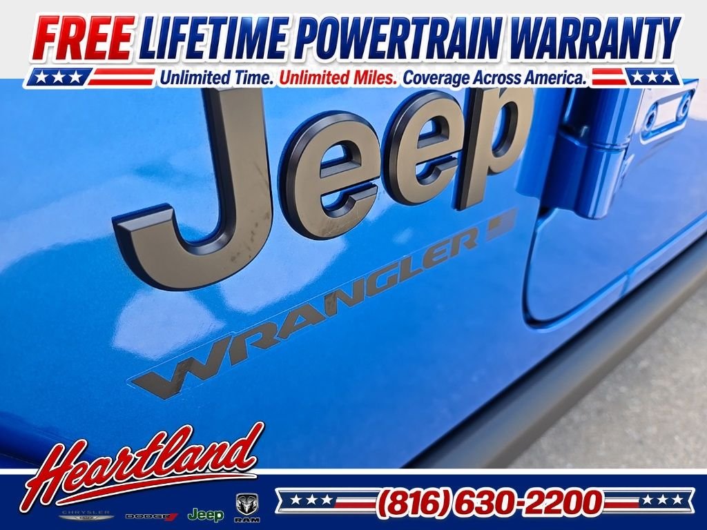 New 2026 Hydro Blue Pearl-Coat Exterior Paint Jeep Rubicon image 21