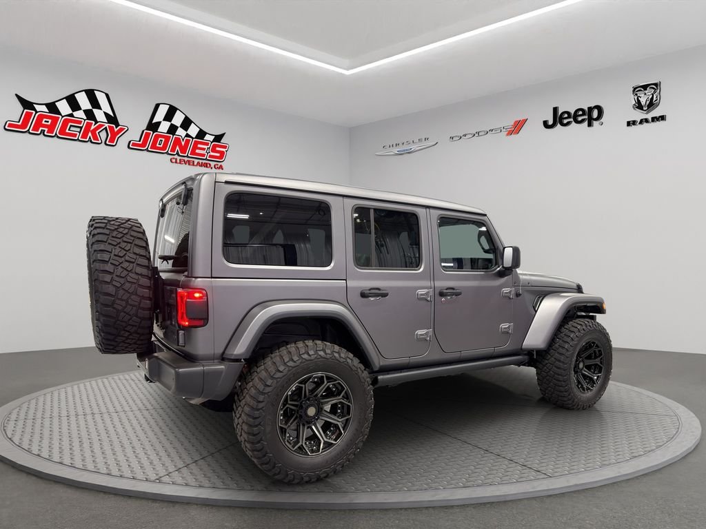 Used 2023 Bright White Clearcoat Jeep Sahara image 10