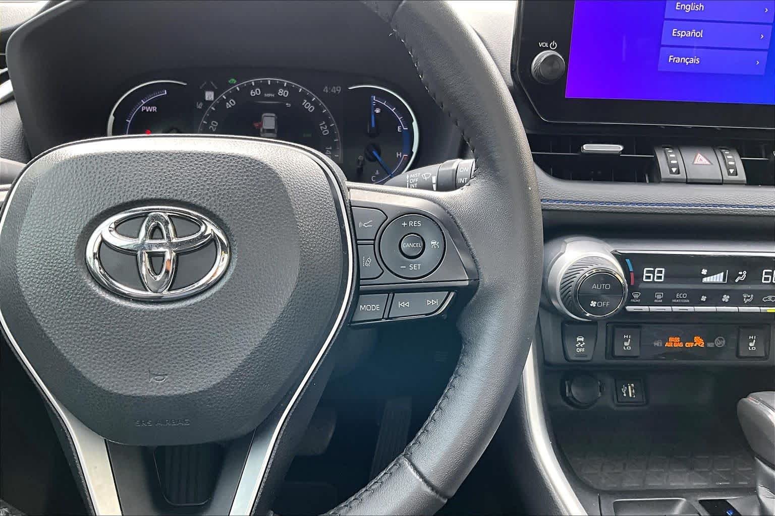 Used 2023 Wind Chill Pearl/Midnight Black Metallic Toyota Hybrid XSE image 25