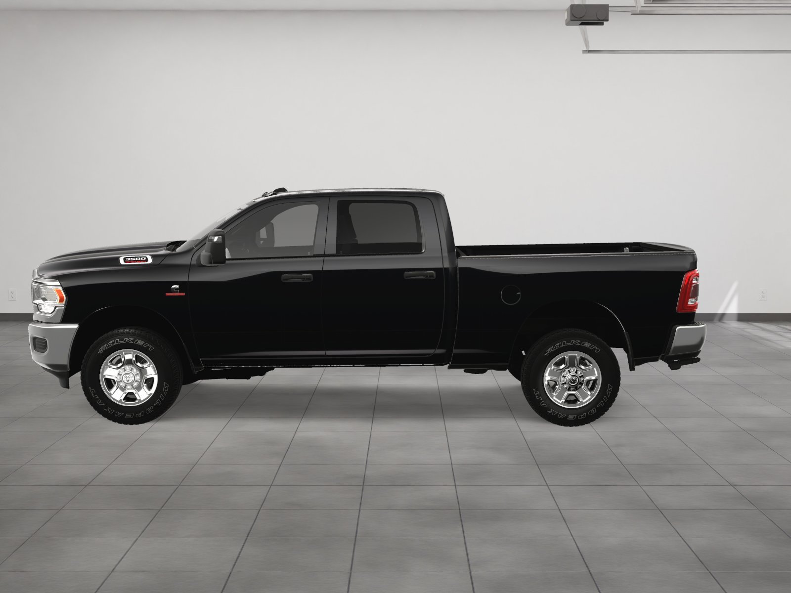 New 2024 Diamond Black Crystal Pearl-Coat Exterior Paint RAM Tradesman image 30