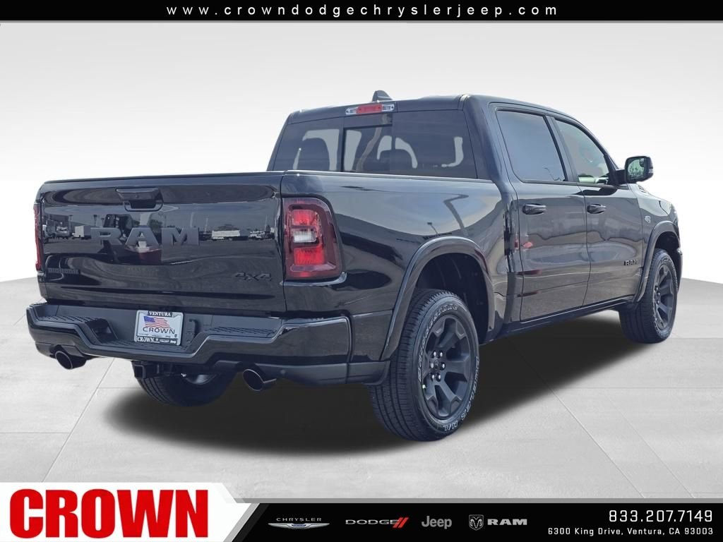 New 2026 Diamond Black Crystal Pearl-Coat Exterior Paint RAM Big Horn/Lone Star image 5