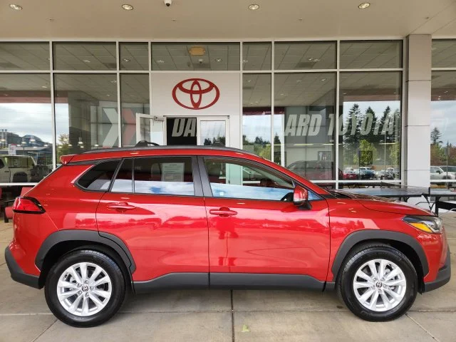 Certified Used 2022 Red Toyota LE image 3