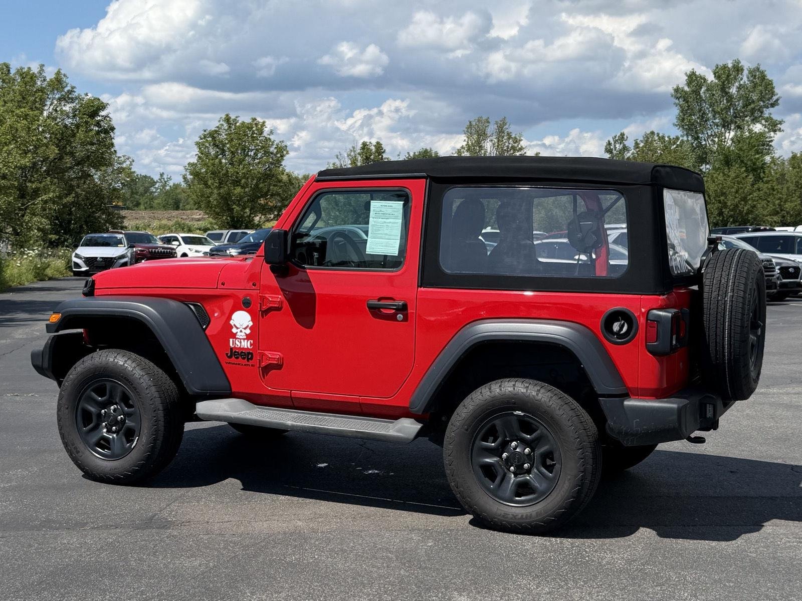 Used 2024 Firecracker Red Clearcoat Jeep Sport image 5