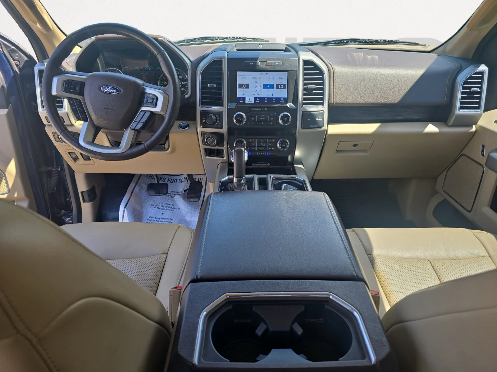 Used 2019 Agate Black Metallic Ford LARIAT image 3