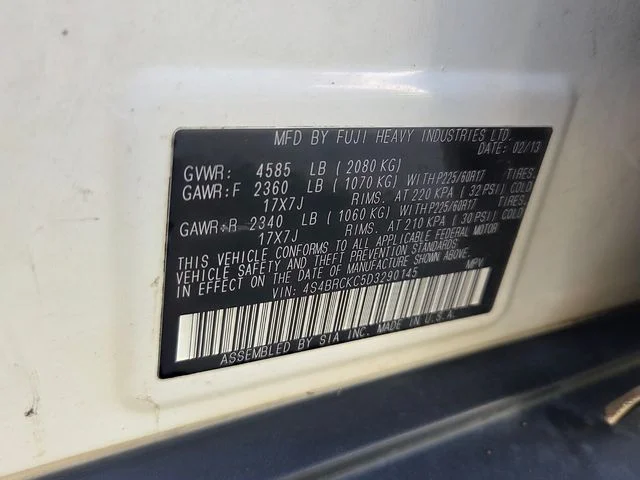 Used 2013 White Subaru 2.5i image 6