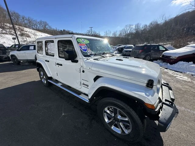 Used 2021 White Jeep Unlimited Sahara image 11
