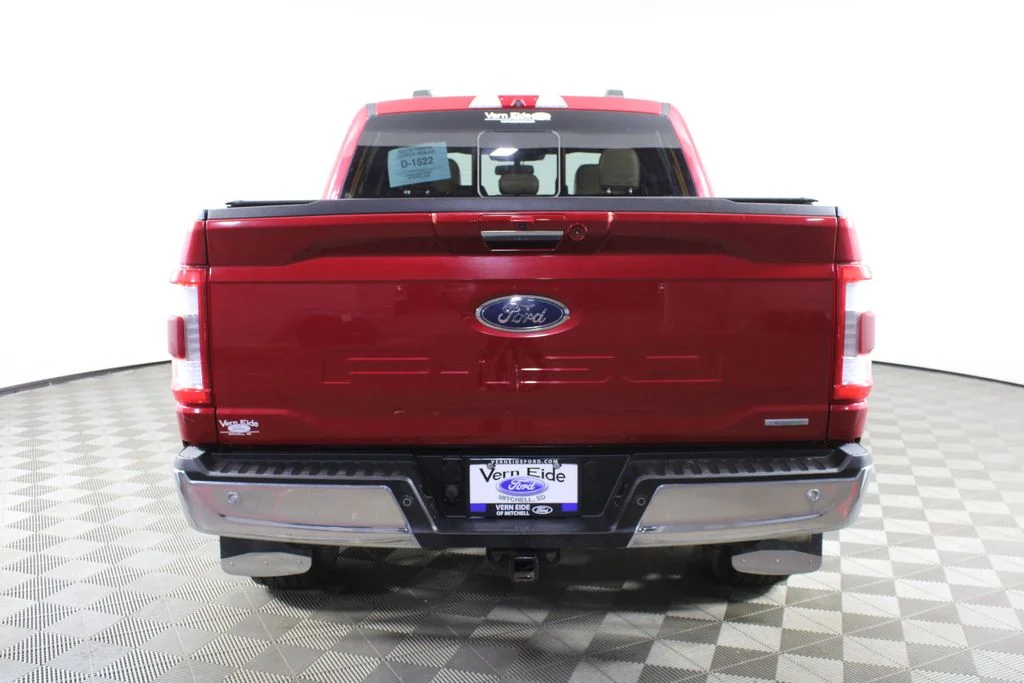 Used 2021 Rapid Red Metallic Tinted Clearcoat Ford Lariat image 6