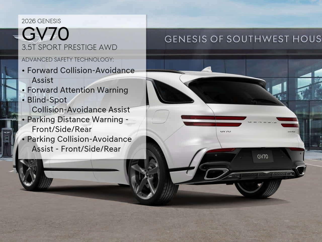 Certified Used 2026 Uyuni White Genesis 3.5T Sport Prestige image 7