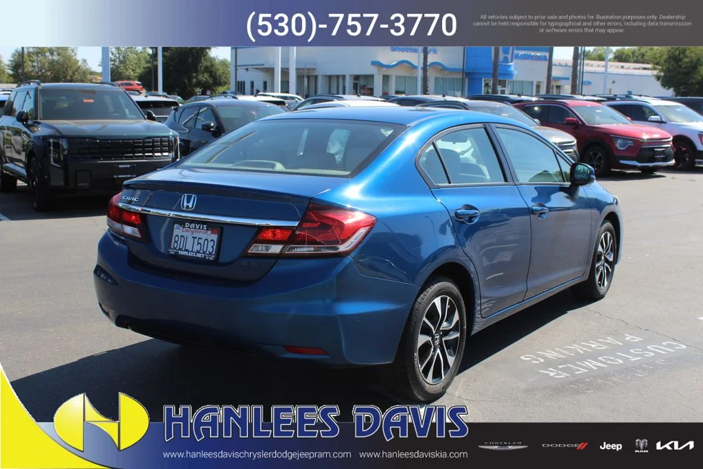 Used 2013 Blue Honda EX-L image 7