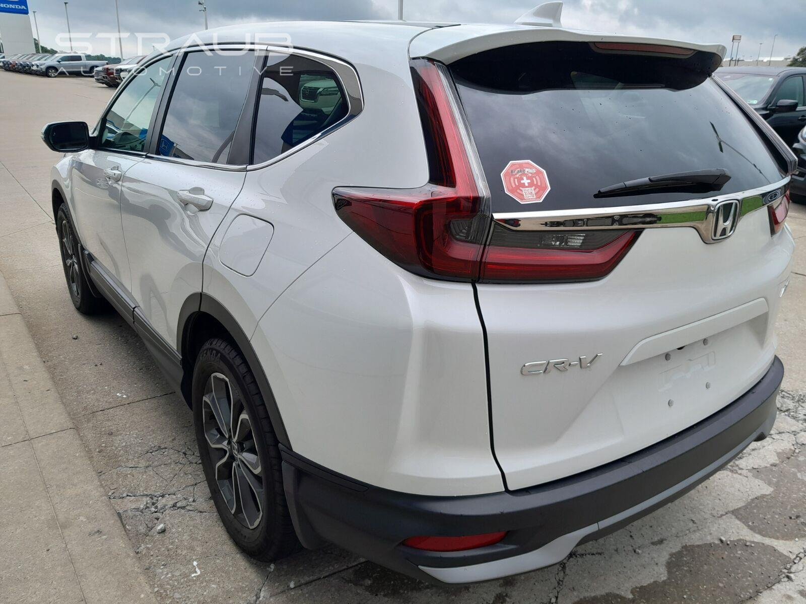 Used 2021 Platinum White Pearl Honda EX-L AWD image 7
