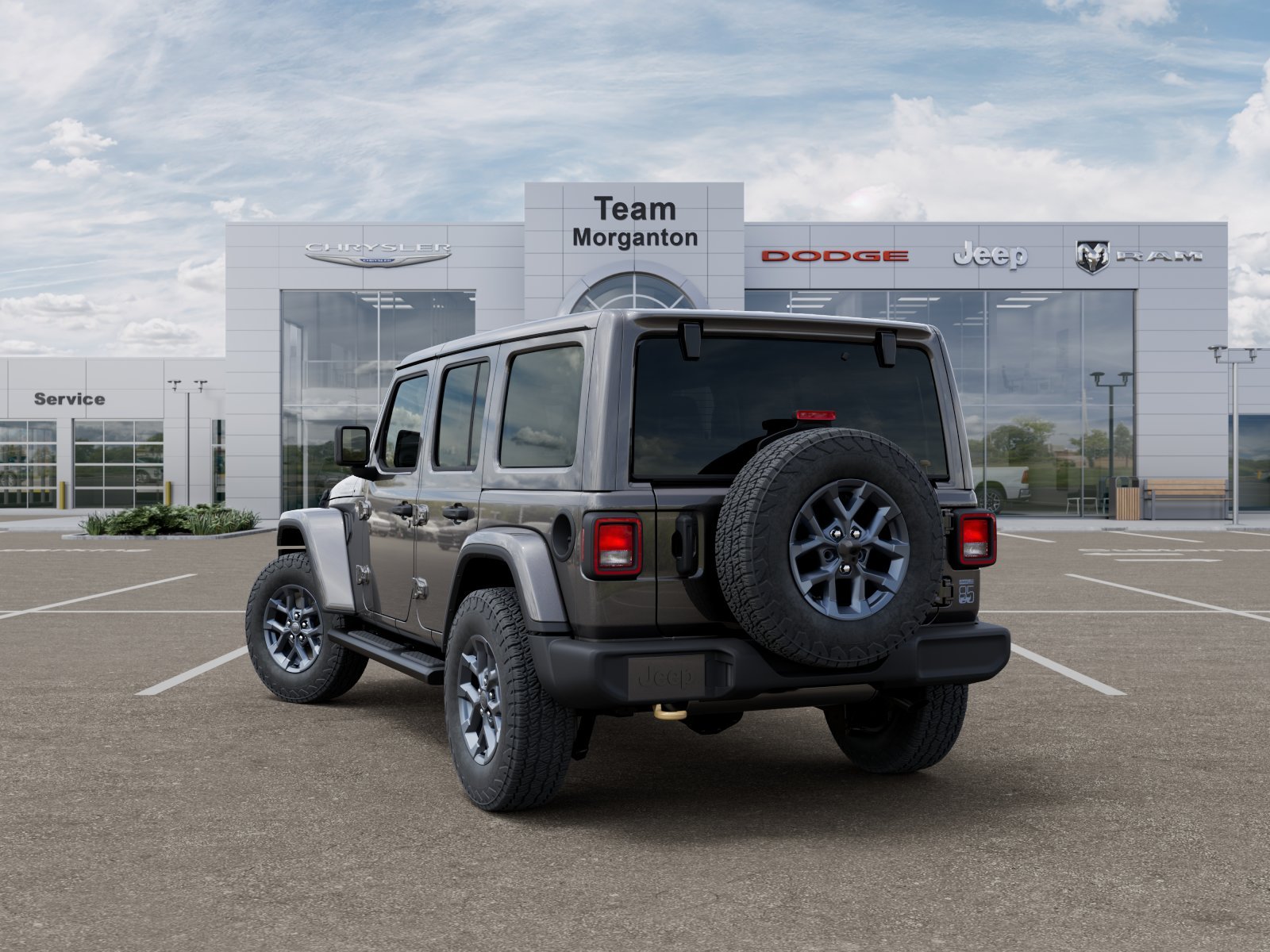 New 2026 Granite Crystal Metallic Clear-Coat Exterior Paint Jeep 85th Anniversary Edition image 30