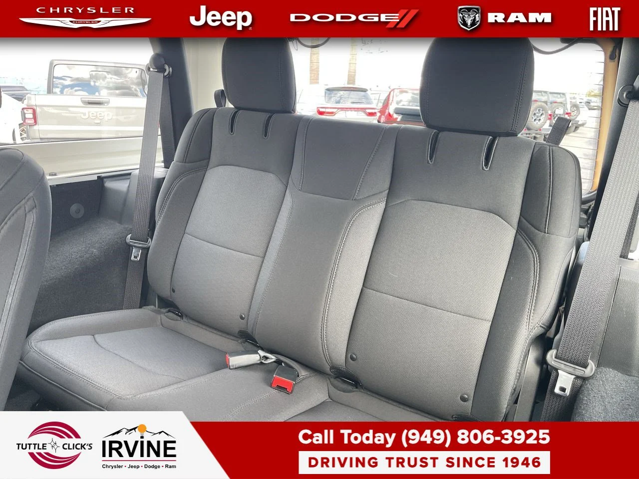 Used 2023 Bright White Clearcoat Jeep Sport image 28