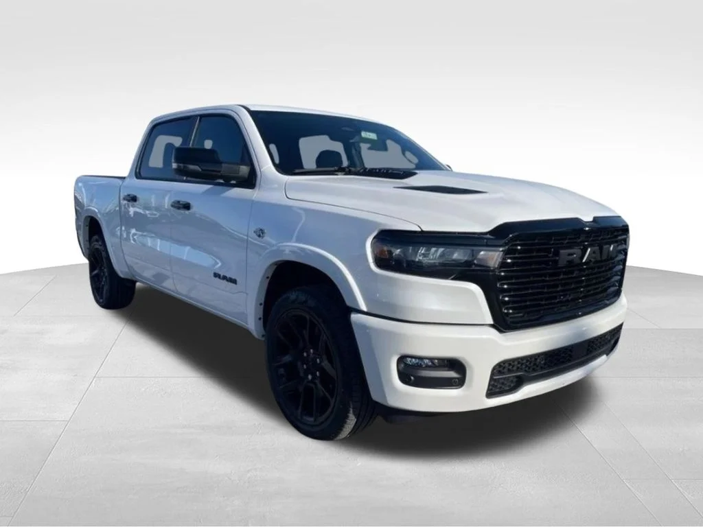 New 2026 Ivory White Tri-Coat Pearl-Coat Exterior Paint RAM Laramie image 7