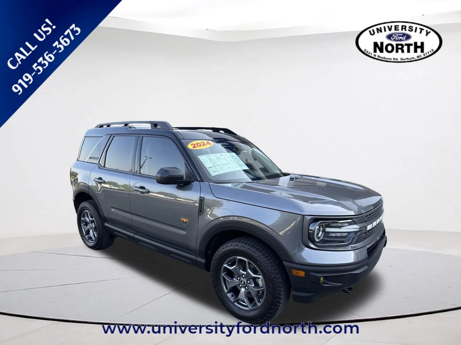 Used 2024 Carbonized Gray Metallic Ford Badlands image 1