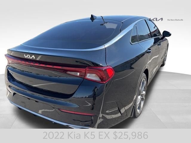 Certified Used 2022 Ebony Black Kia EX image 8