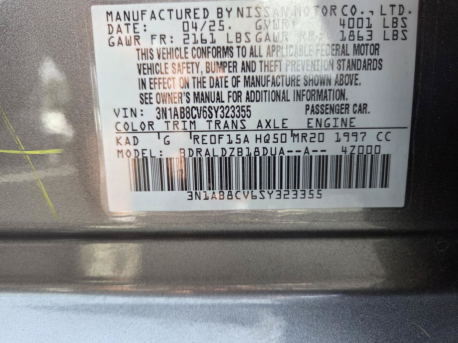 Used 2025 Gun Metallic Nissan SV image 29
