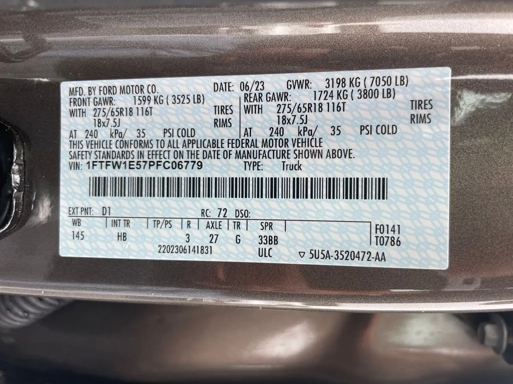 Used 2023 Stone Gray Metallic Ford Lariat image 42