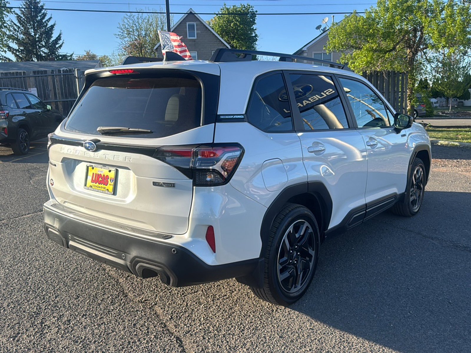 Used 2025 Crystal White Pearl Subaru Limited Hybrid image 5