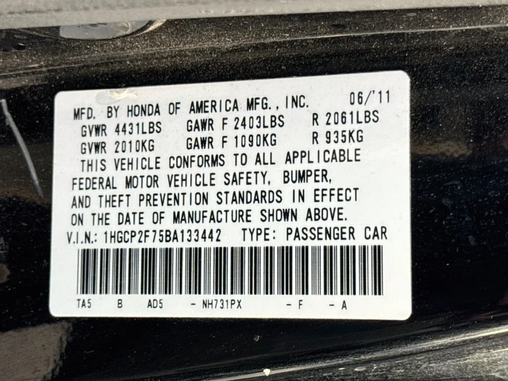 Used 2011 Black Honda EX image 38