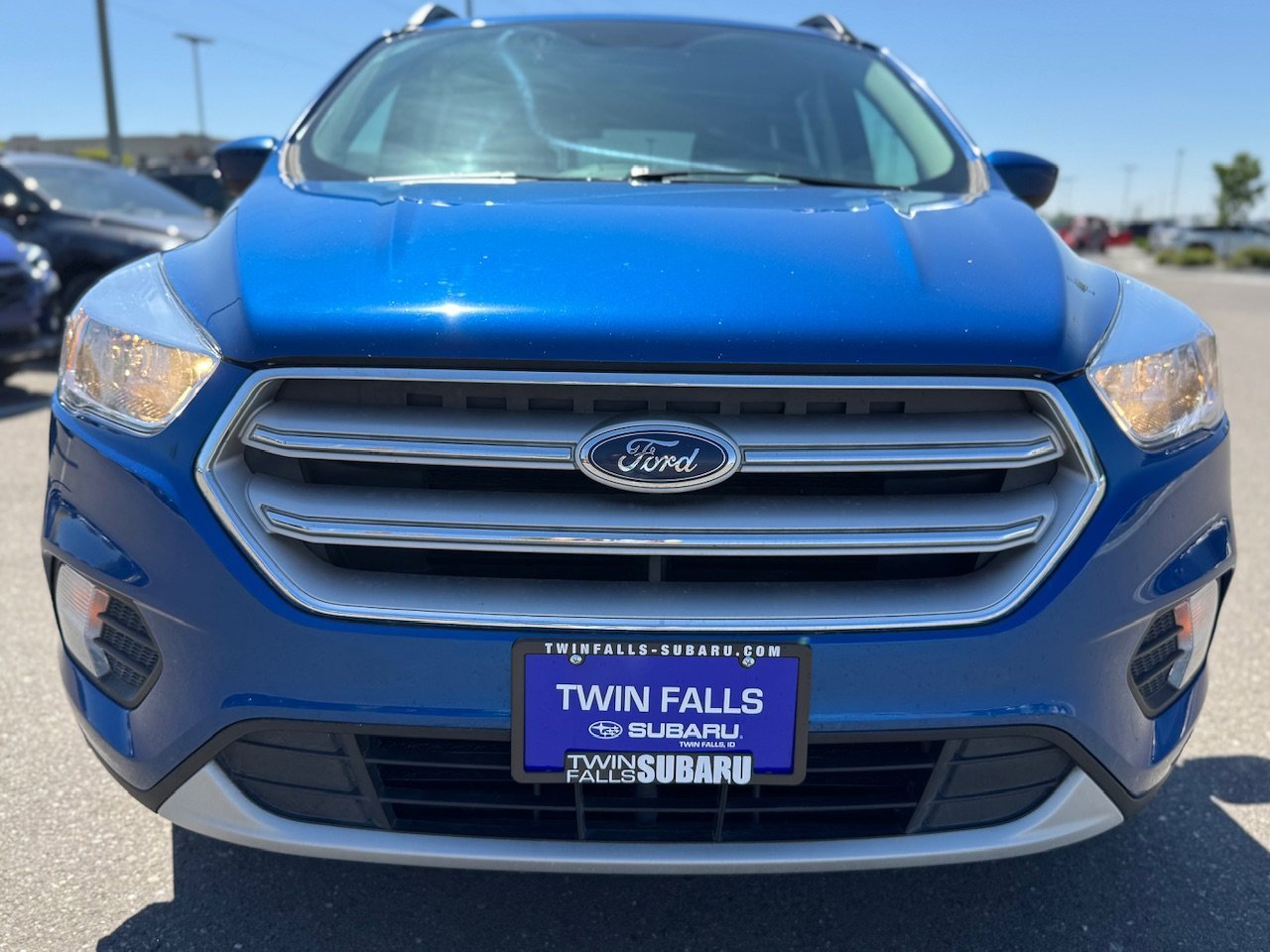 Used 2018 Lightning Blue Metallic Ford SE image 48