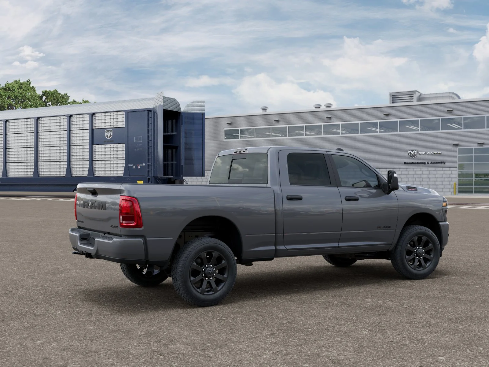 New 2026 Ceramic Gray Clear-Coat Exterior Paint RAM Big Horn image 2