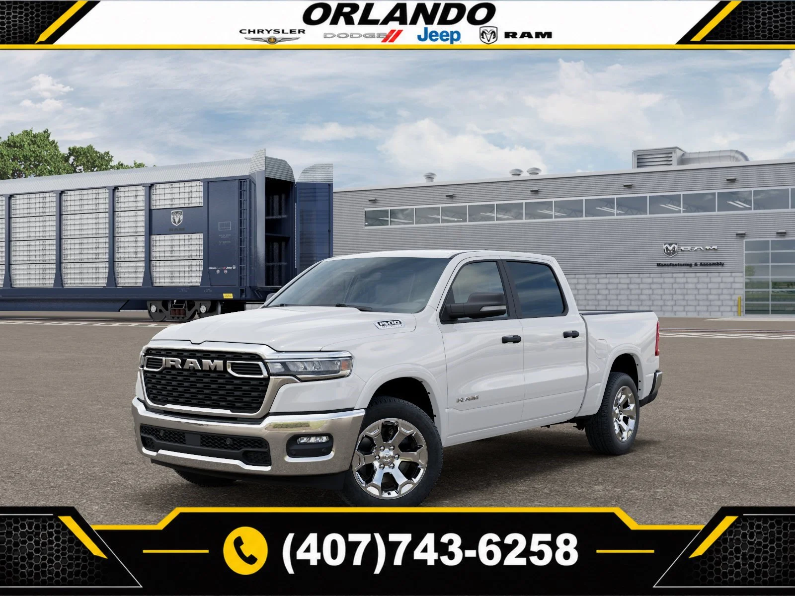 New 2027 Bright White Clearcoat Ram Big Horn/Lone Star image 1