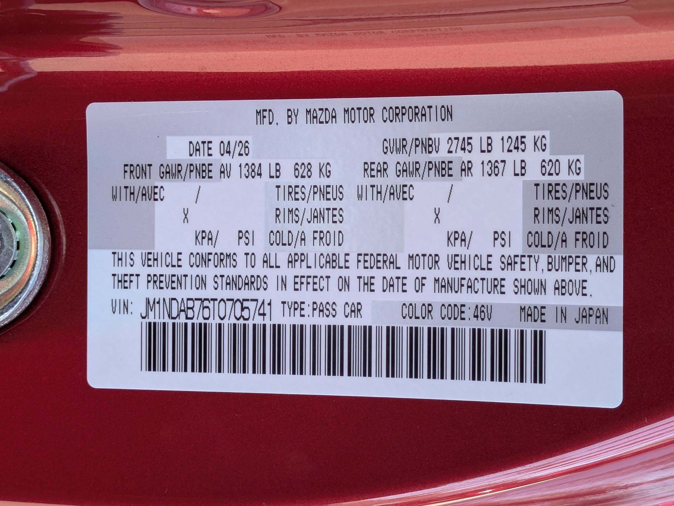 New 2026 Soul Red Crystal Metallic Mazda Sport image 16
