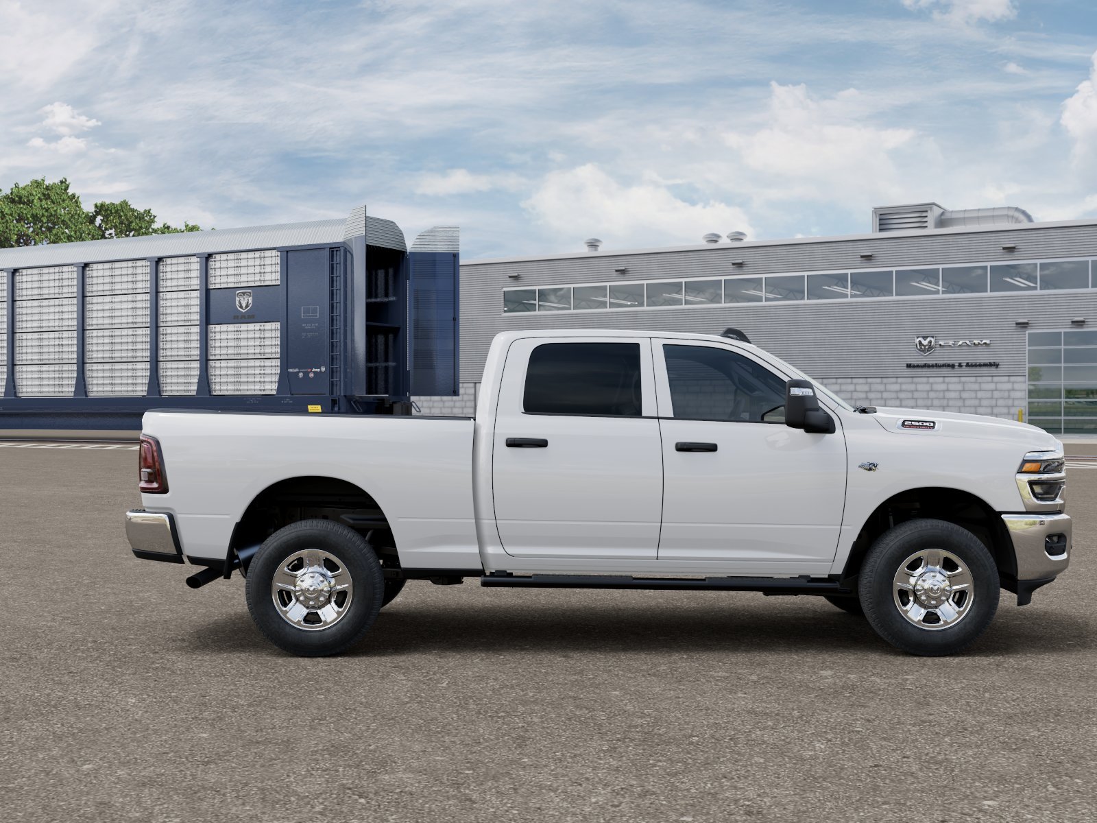 New 2027 Bright White Clear-Coat Exterior Paint RAM Tradesman image 30