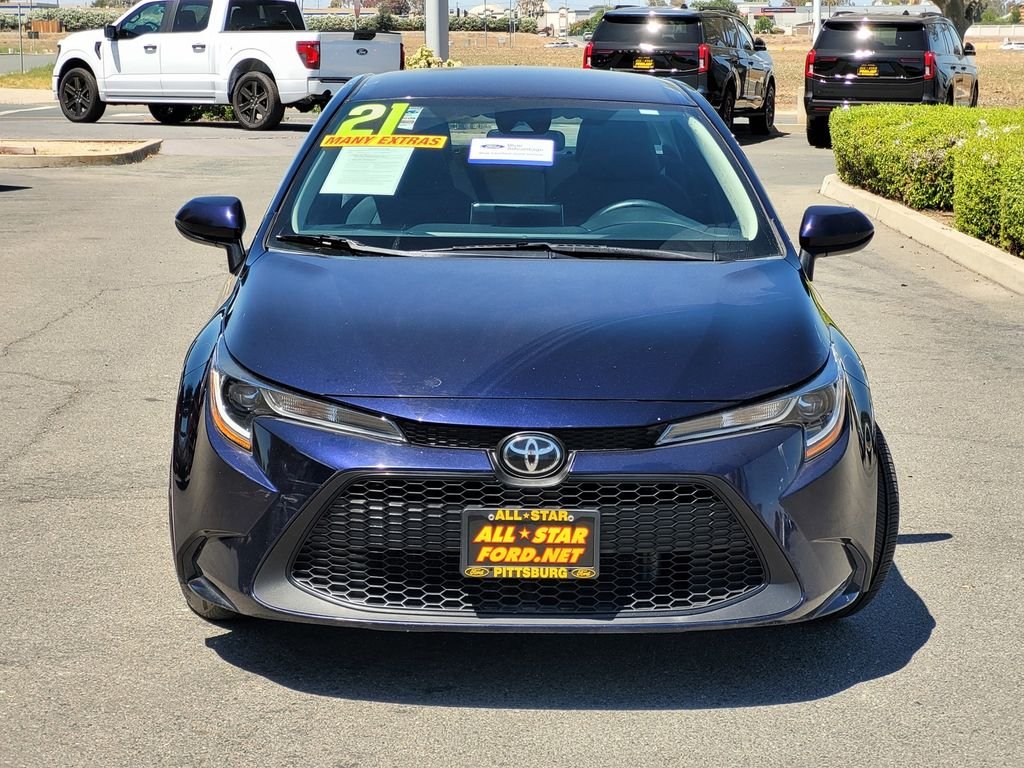 Certified 2021 Toyota Corolla LE with VIN 5YFEPMAE9MP229596 for sale in Pittsburg, CA