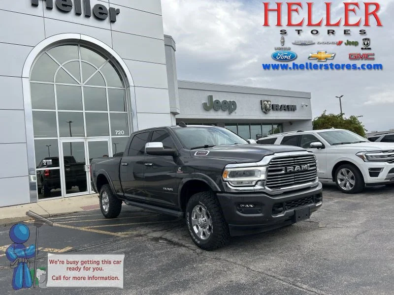 Used 2022 Granite Crystal Metallic Clearcoat Ram Laramie image 1