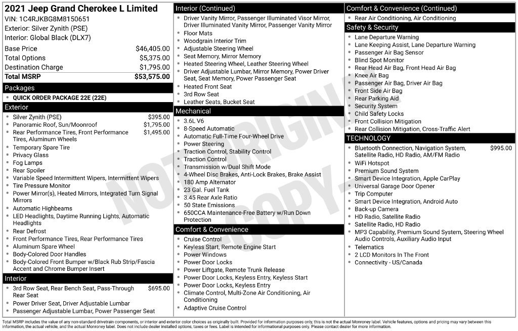 Used 2021 Silver Jeep Limited image 20