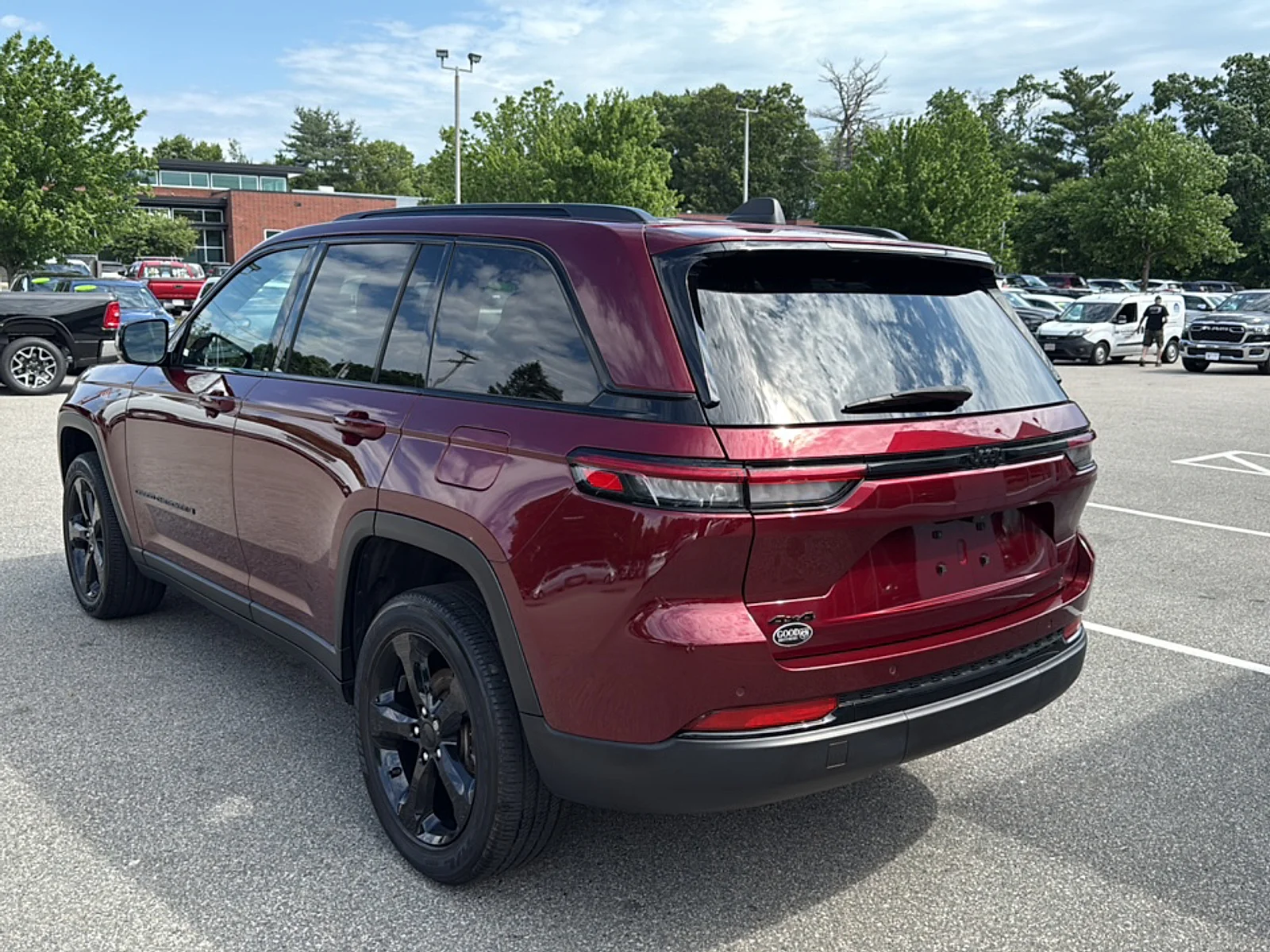 Used 2023 Velvet Red Pearlcoat Jeep Altitude 4x4 image 8